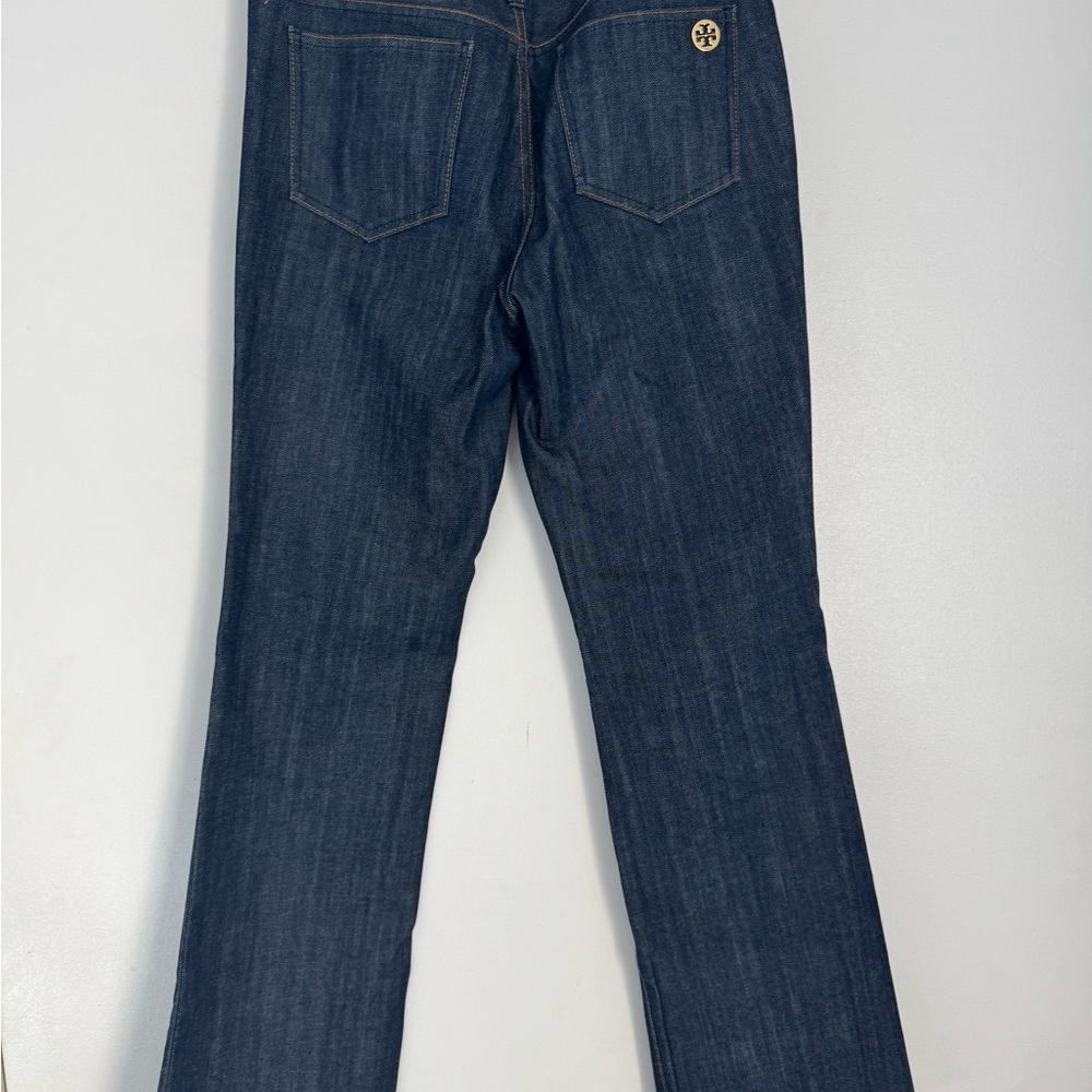 Tory Burch Classic Dark Blue Boot Cut Jeans